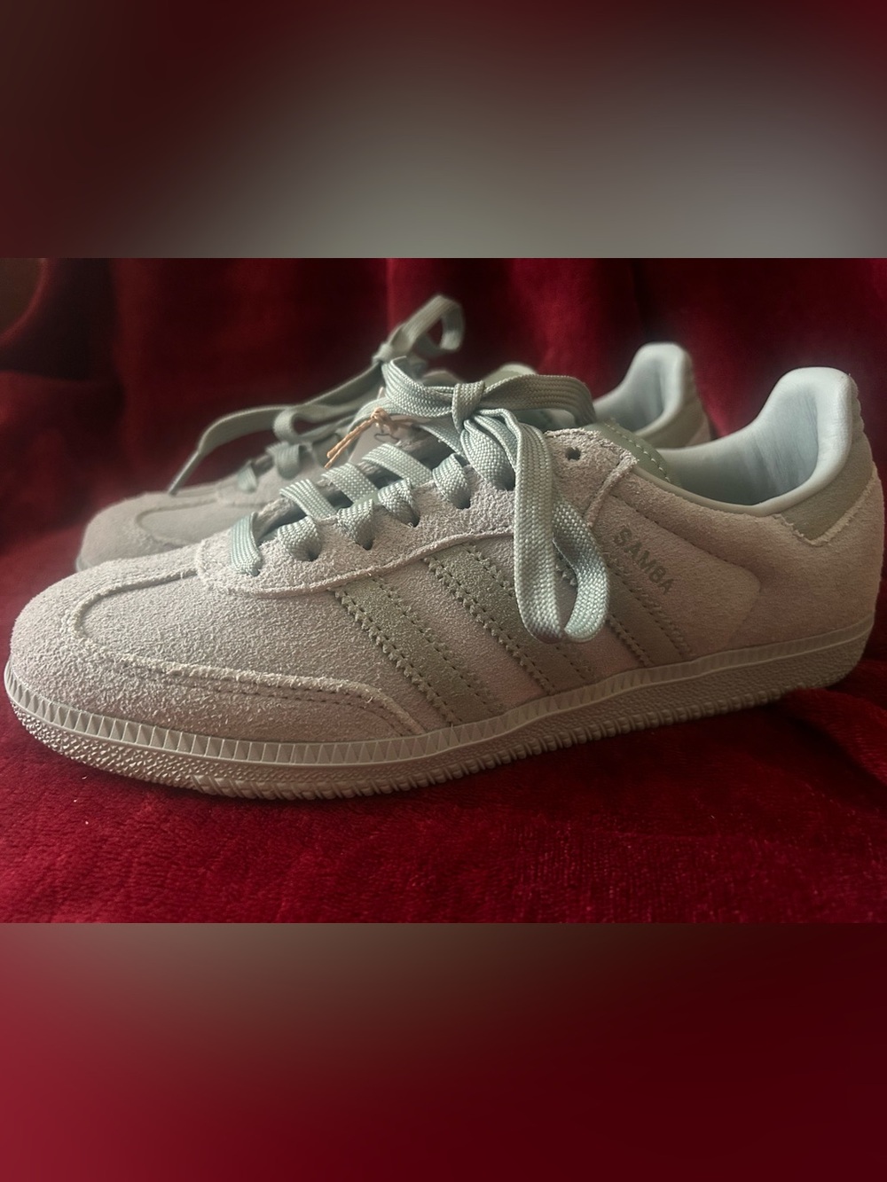 Adidas Women's Samba OG Originals Size 6.5 Sage Green | IH6616 New With Tags